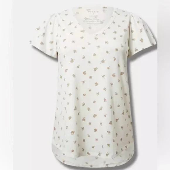 Torrid Flutter Sleeve Tee Size 2X - Picture 11 of 12